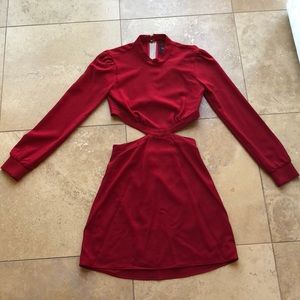 Reformation cut out dress